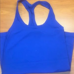 Dodger blue lululemon racer back
